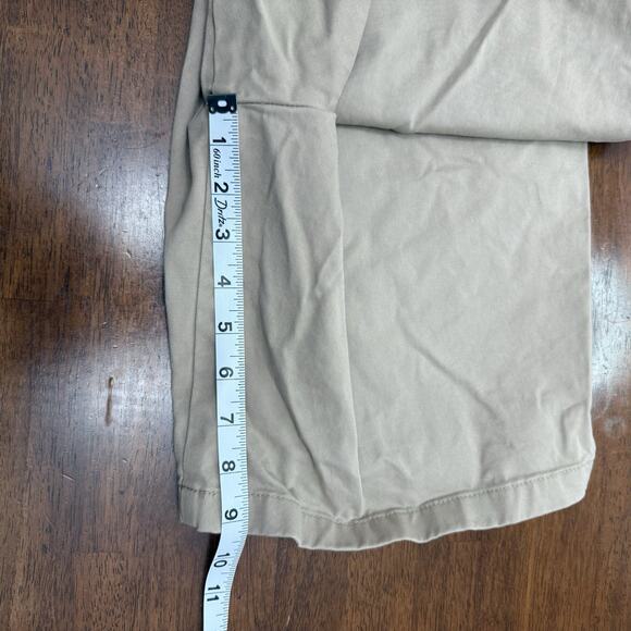 Johnnie O Neal Stretch Cotton Twill Chino Khaki Shorts Men's Size 36 Casual - Picture 10 of 10